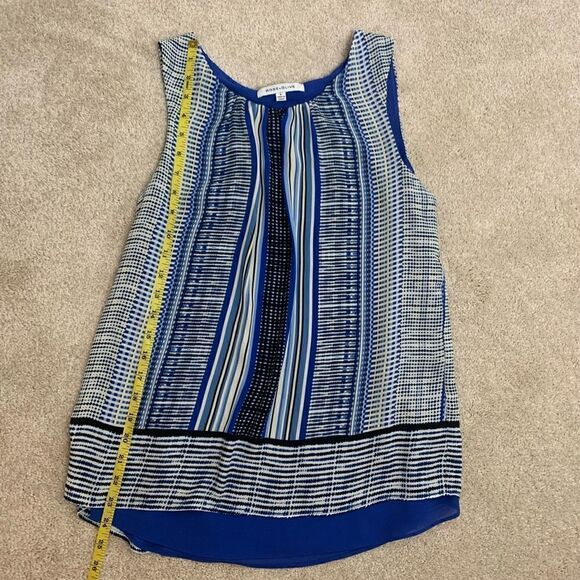 ▫️ROSE & OLIVE Multi-colored Striped Flowy Layered Tank Women’s Top | Size Small - Picture 10 of 13